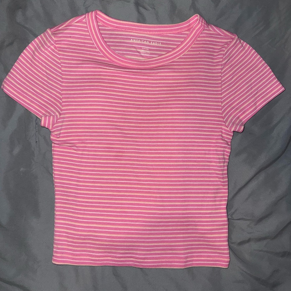 Pink Striped T-Shirt